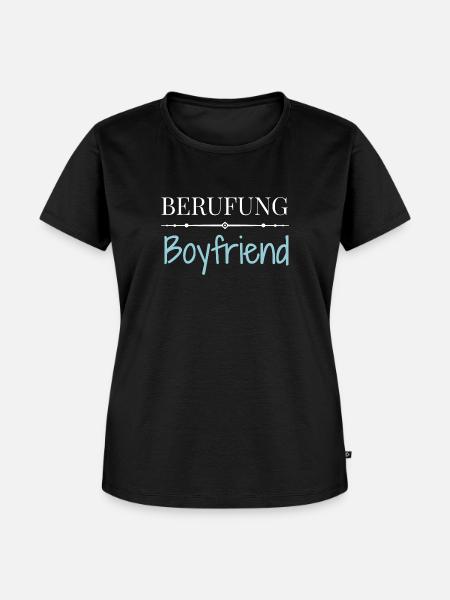 Berufung Boyfriend - Lustige Sprüche - Frauen Premium Bio T-Shirt - Schwarz