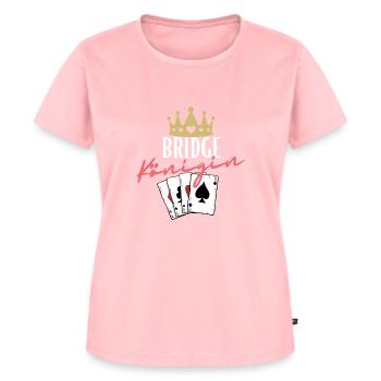 Bridge Königin - Frauen Premium Bio T-Shirt - Rosa - Vorne - AI Model Female 172 dark (172cm)