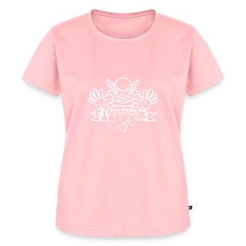 Dice Goblin - Würfel für Sprite - RPG - Frauen Premium Bio T-Shirt - Rosa - Vorne - AI Model Female 172 dark (172cm)