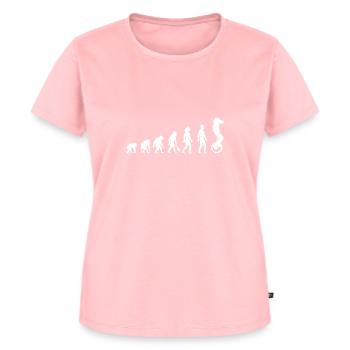 Monocycle, les origines - T-shirt Premium bio Femme - rose - Devant - AI Model Female 172 dark (172cm)