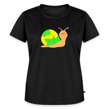 slug - Women's Premium Organic T-shirt - black - Front - Selfina (174cm)