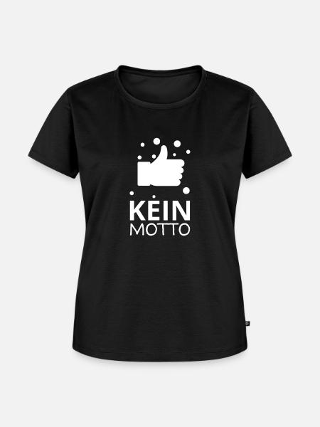 KEIN MOTTO - Geschenkidee - Frauen Premium Bio T-Shirt - Schwarz