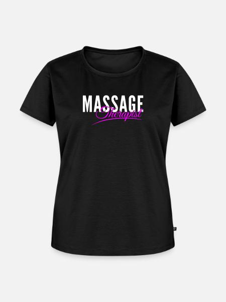 massage therapist - Frauen Premium Bio T-Shirt - Schwarz