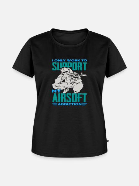 Airsoft - Frauen Premium Bio T-Shirt - Schwarz