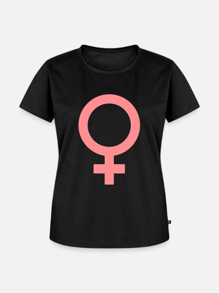 weiblich - Frauen Premium Bio T-Shirt - Schwarz