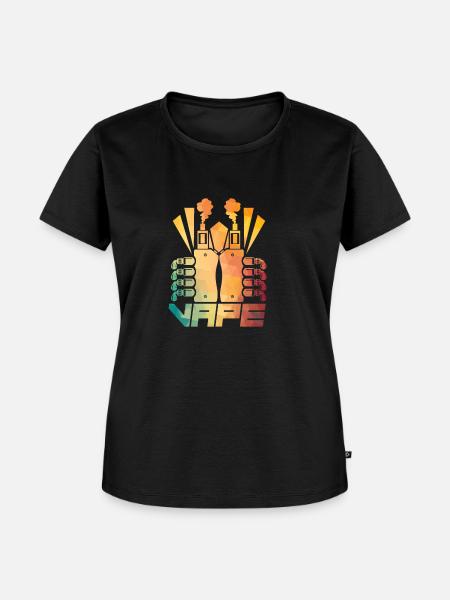 Vape Vaporizer - Frauen Premium Bio T-Shirt - Schwarz