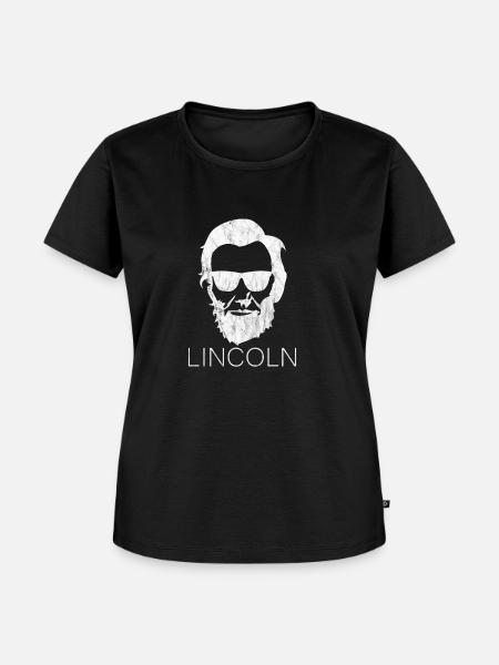 Lincoln - Frauen Premium Bio T-Shirt - Schwarz