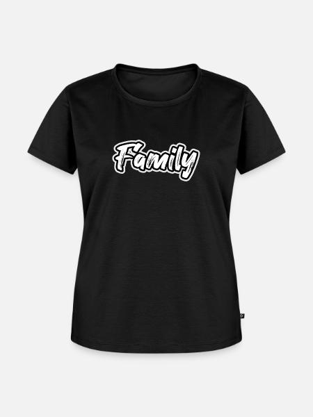Family - Frauen Premium Bio T-Shirt - Schwarz