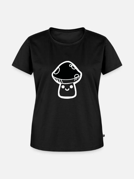 Pilz - Frauen Premium Bio T-Shirt - Schwarz