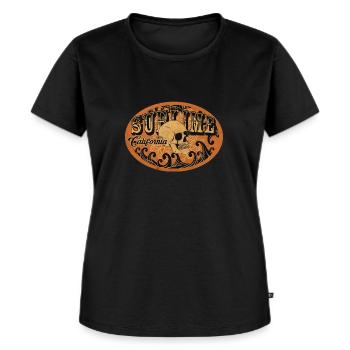 California Surfing Long Beach - Women's Premium Organic T-shirt - black - Front - Selfina (174cm)