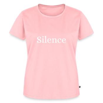 Silence - Women's Premium Organic T-shirt - rose - Front - AI Model Female 172 dark (172cm)
