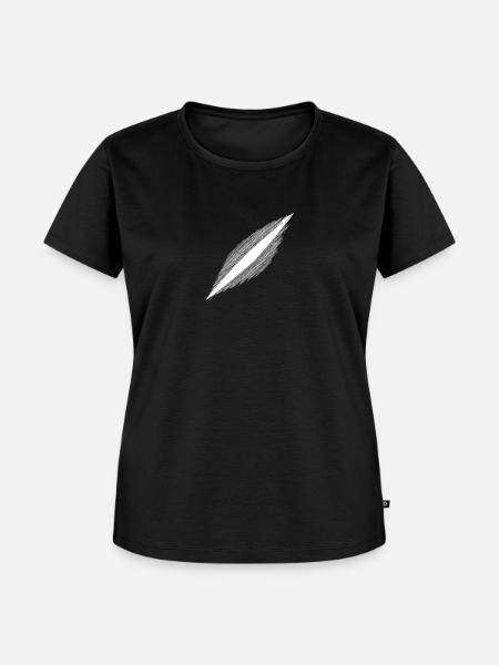 Kosmische Narbe - Frauen Premium Bio T-Shirt - Schwarz