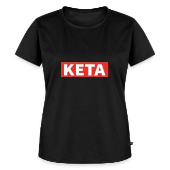 KETA Ketamin Drogen lustiges Party Geschenk - Frauen Premium Bio T-Shirt - Schwarz - Vorne - Selfina (174cm)