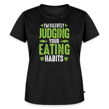 Nutritionist Nutritionist Dietician - Women's Premium Organic T-shirt - black - Front - Selfina (174cm)