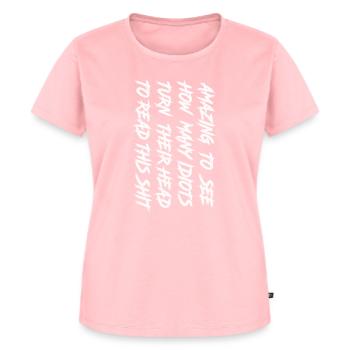 Incroyable à voir - T-shirt Premium bio Femme - rose - Devant - AI Model Female 172 dark (172cm)