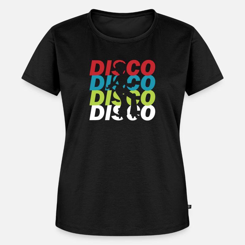 Disco diskotek - Premium økologisk T-skjorte for kvinner - svart