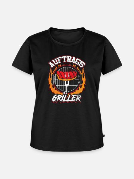 Auftrags-Griller - Frauen Premium Bio T-Shirt - Schwarz