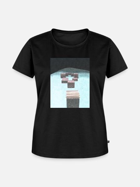 Blocks - Frauen Premium Bio T-Shirt - Schwarz