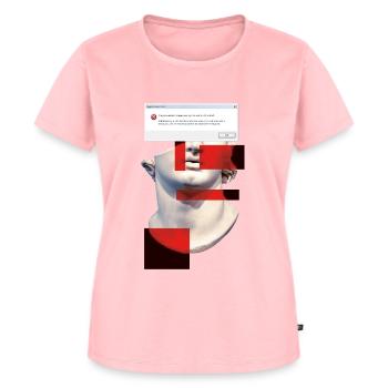 Error 2 - Women's Premium Organic T-shirt - rose - Front - AI Model Female 172 dark (172cm)