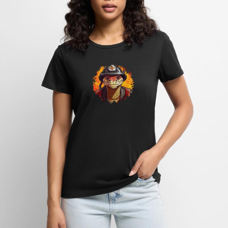 Brigade de pompiers de Python / Python pompier T-shirt Premium bio Femme
