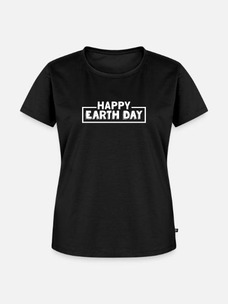 Joyeux Jour de la Terre - T-shirt Premium bio Femme - noir
