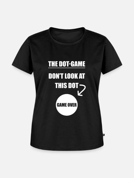 Dotgame Spiel - Frauen Premium Bio T-Shirt - Schwarz