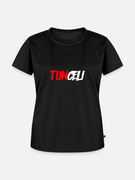 tunceli red white - Frauen Premium Bio T-Shirt - Schwarz