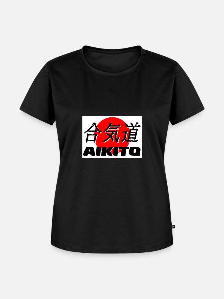 Aikido - Frauen Premium Bio T-Shirt - Schwarz