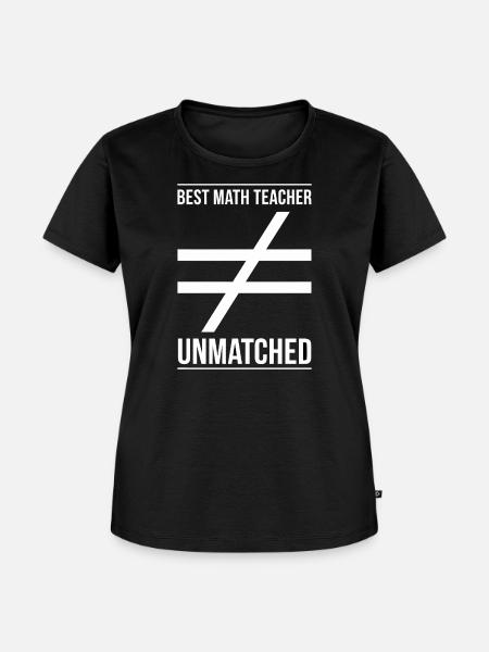 Mathematiklehrer Unvergleichlich - Frauen Premium Bio T-Shirt - Schwarz