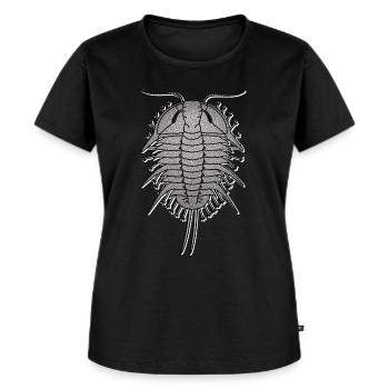 Trilobite Fossil Geology Paleontology Arthropod - Women's Premium Organic T-shirt - black - Front - Selfina (174cm)