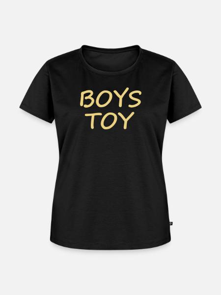 BOYS TOY - Frauen Premium Bio T-Shirt - Schwarz