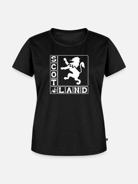 Scotland 1 vector - Frauen Premium Bio T-Shirt - Schwarz