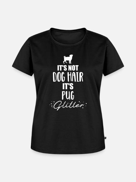 Mops - Frauen Premium Bio T-Shirt - Schwarz