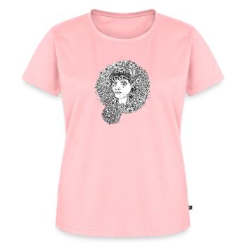 Flowery head - Women's Premium Organic T-shirt - rose - Front - AI Model Female 172 dark (172cm)
