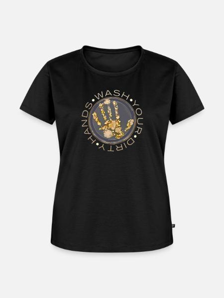 Keime - Frauen Premium Bio T-Shirt - Schwarz