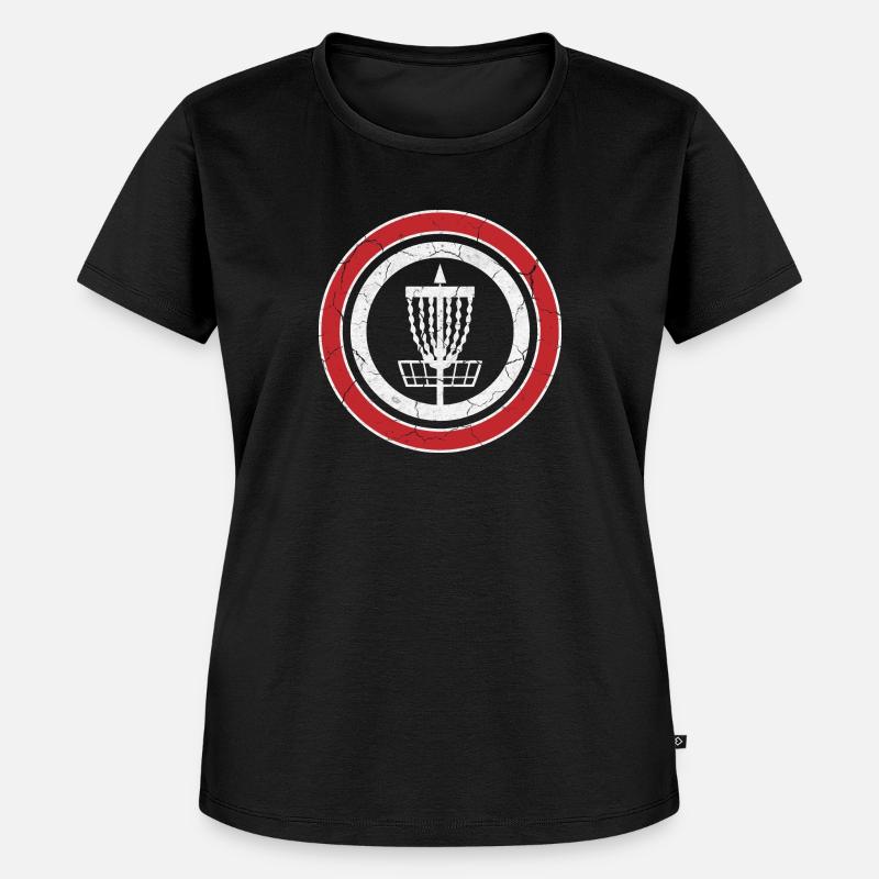 Disc Golf - Women's Premium Organic T-shirt - black