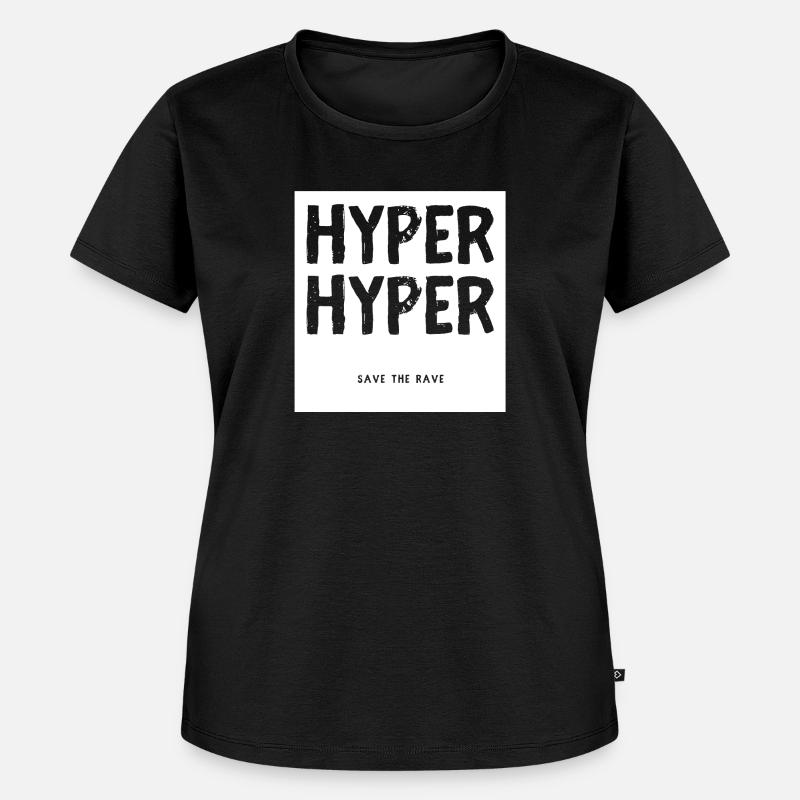 HYPER HYPER - Frauen Premium Bio T-Shirt - Schwarz