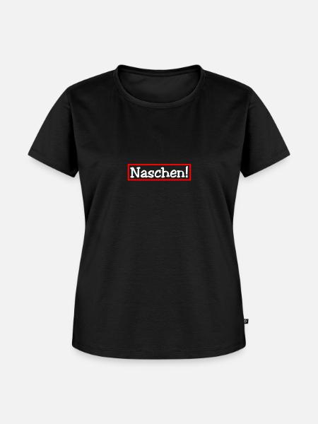 Naschen - Frauen Premium Bio T-Shirt - Schwarz