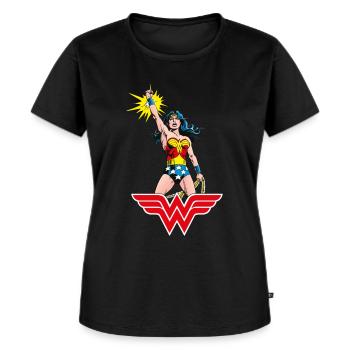 Wonder Woman Victory - Women's Premium Organic T-shirt - black - Front - Selfina (174cm)