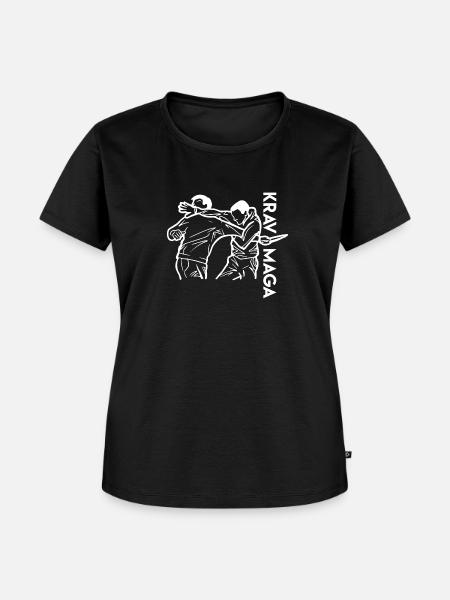 KRAV MAGA - Frauen Premium Bio T-Shirt - Schwarz