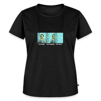 Van Gogh Van Goghing Van Gone Meme - Women's Premium Organic T-shirt - black - Front - Selfina (174cm)