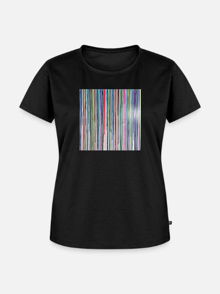 Abstrakte Kunst - Frauen Premium Bio T-Shirt - Schwarz