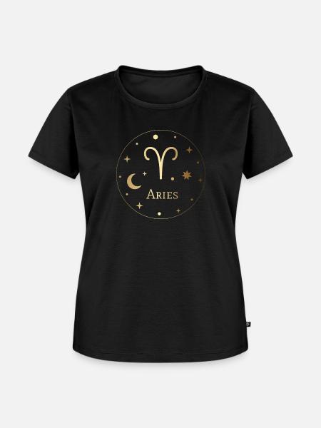 Widder - Frauen Premium Bio T-Shirt - Schwarz