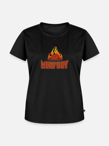 Meat Boy - Frauen Premium Bio T-Shirt - Schwarz