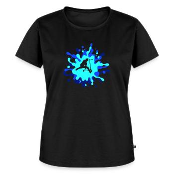 scooter stunt scooter - Frauen Premium Bio T-Shirt - Schwarz - Vorne - Selfina (174cm)