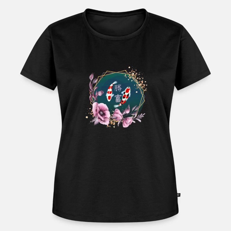 Koi_Harmony2 - Women's Premium Organic T-shirt - black