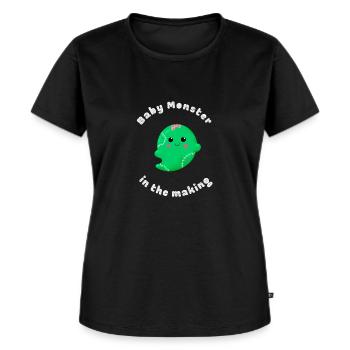 Baby Monster en devenir - T-shirt Premium bio Femme - noir - Devant - Selfina (174cm)