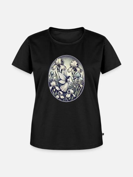 Iris-Fee - Frauen Premium Bio T-Shirt - Schwarz