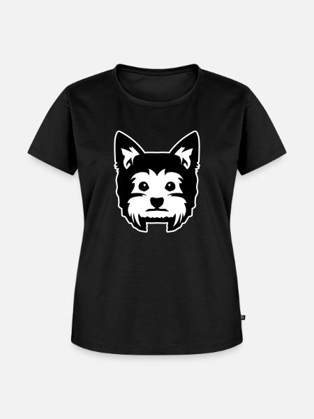 Yorkshire Terrier - Frauen Premium Bio T-Shirt - Schwarz