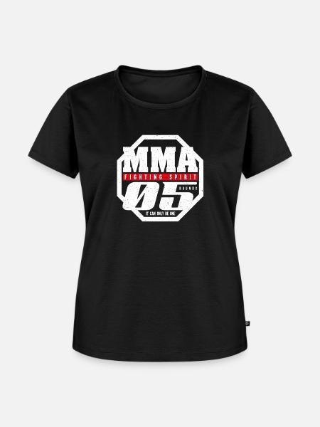 Kampfgeist-MMA - Frauen Premium Bio T-Shirt - Schwarz